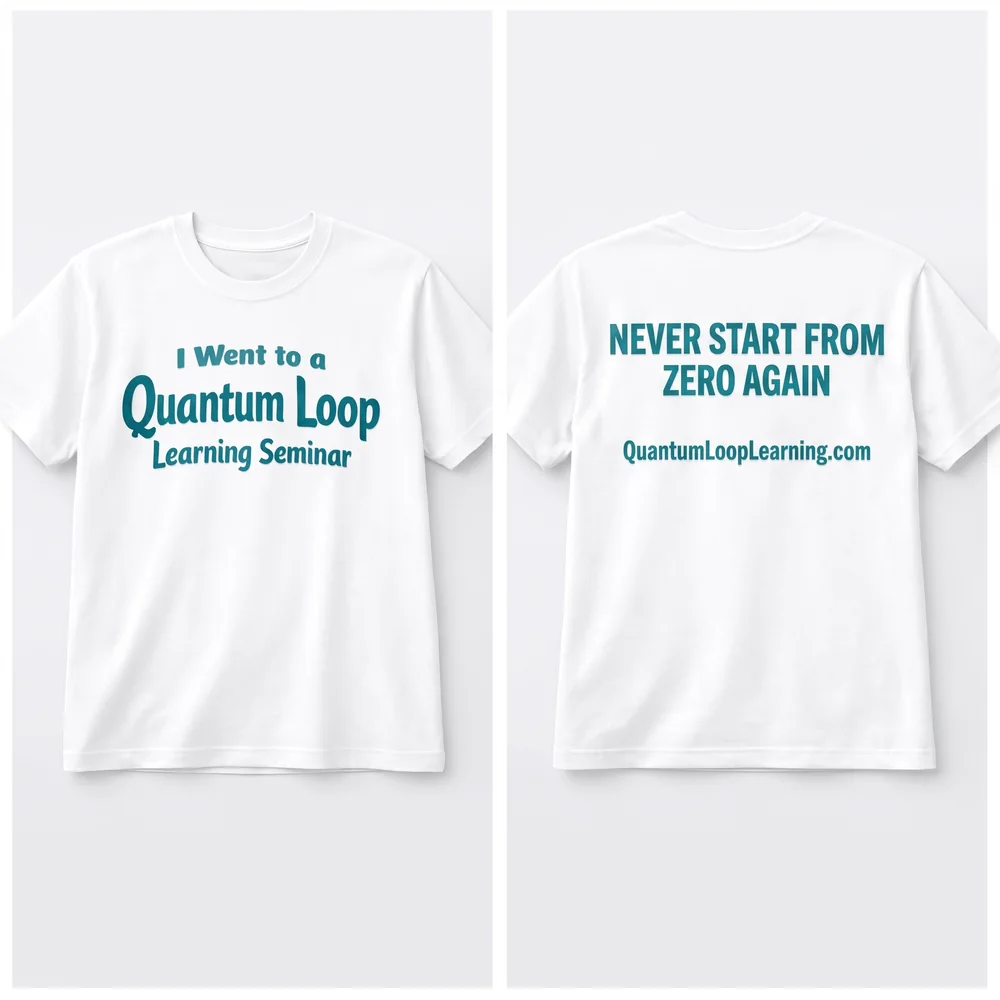 QLL T-Shirt &mdash; Never Start From Zero Again